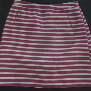 ⚡️Striped White & Pink💗 Halogen Skirt⚡️